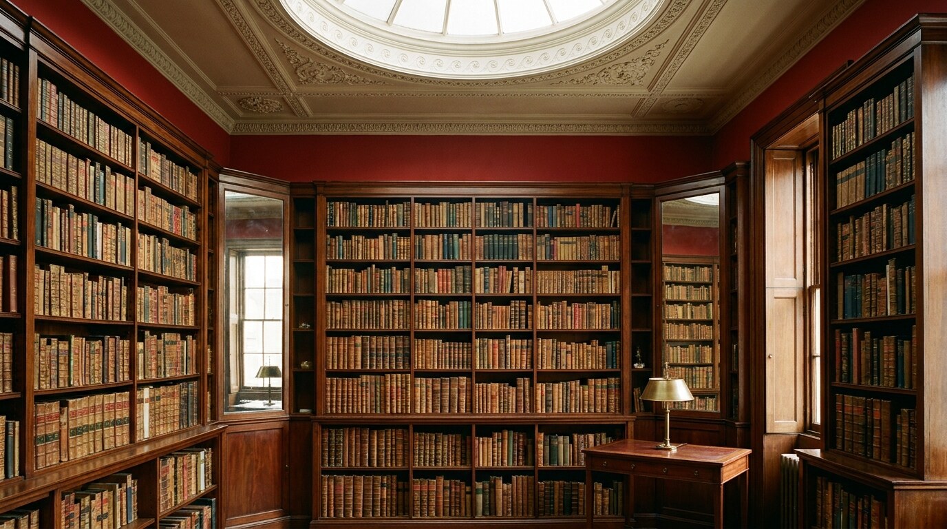 The Library at Sir John Soane's Museum, by Soane 1808–1812